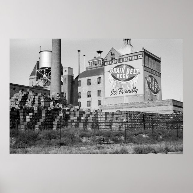 Poster Minneapolis Brewery, anos 30 (Frente)
