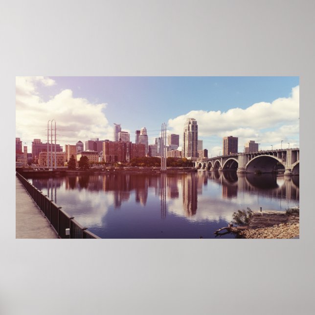 Poster Minneapolis Minnesota (Frente)