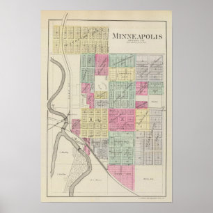 Poster Minneapolis, Ottawa County, Kansas