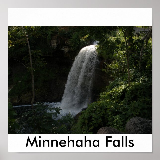 Poster Minnehaha Falls (Frente)