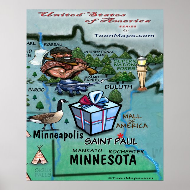 Poster Minnesota EUA (Frente)