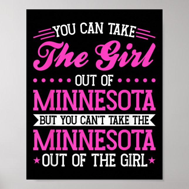 Poster Minnesota Girl Can't Take Out The Minnesota  (Frente)