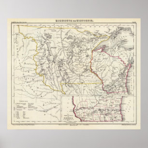 Pôster Minnisota e Wisconsin