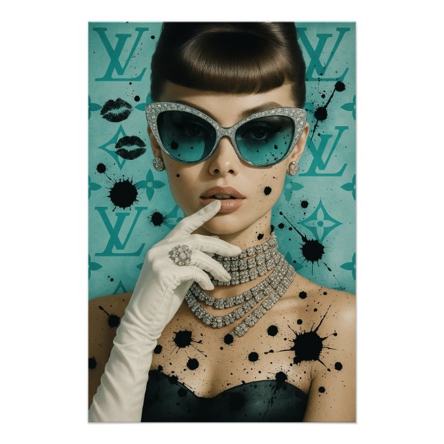 Pôster Mint Monogram Muse (Frente)