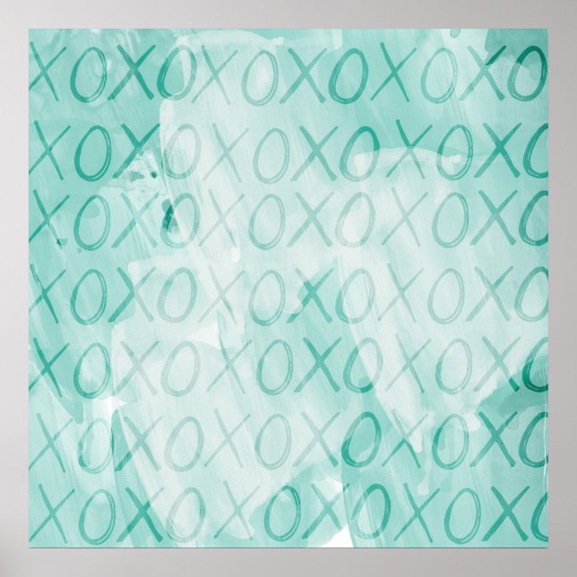Poster Mint XOXO Love (Frente)