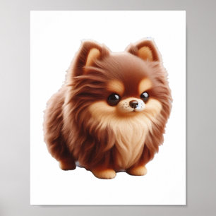 Poster Minúsculo mas poderoso - Camisa-T Chihuahua Atitud