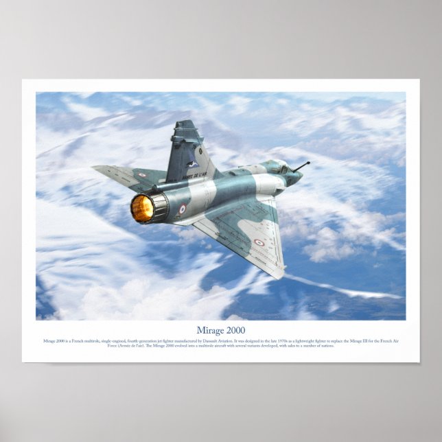 Poster Mirage 2000 (Frente)