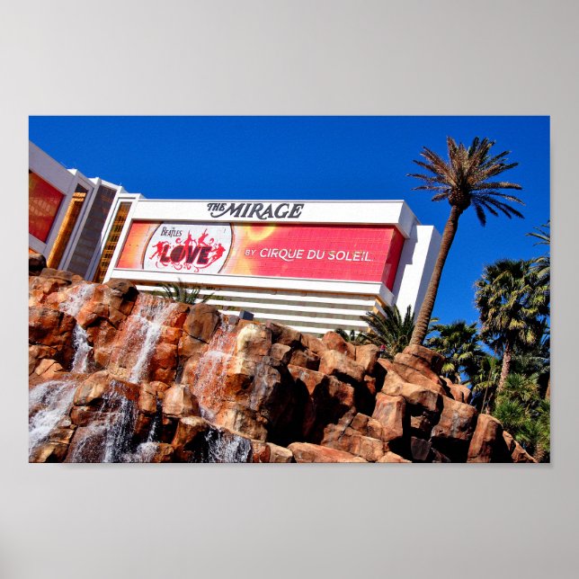 Poster Mirage Hotel Las Vegas Estados Unidos da América (Frente)