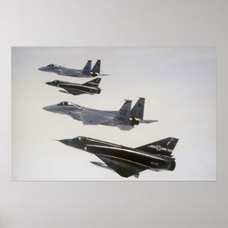 Pôster Mirage III e F-18 Hornets