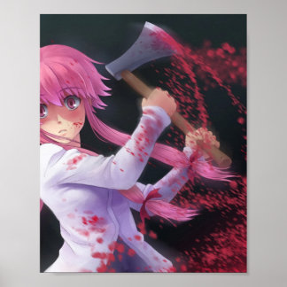 Poster Mirai Nikki Yuno Gasai 