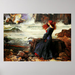 Poster Miranda - canvas de belas artes do ~ da tempestade