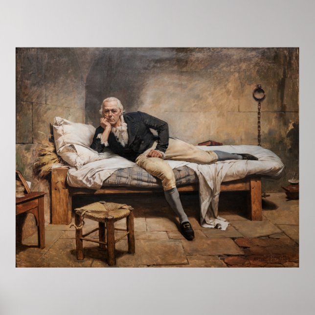 Poster Miranda en La Carraca por Arturo Michelena (1896) (Frente)