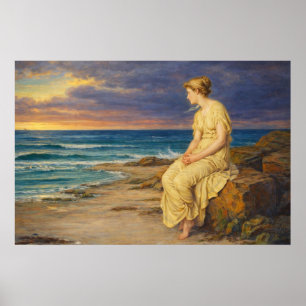 Poster Miranda por John William Waterhouse