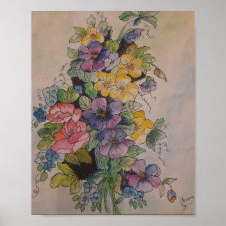 Poster Miscelânea de Flores