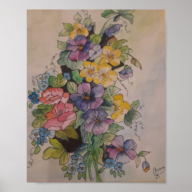 Poster Miscelânea de Flores (Frente)