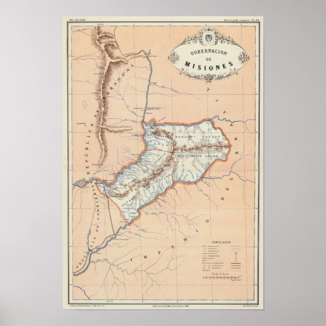 Poster Misiones, Argentina (Frente)