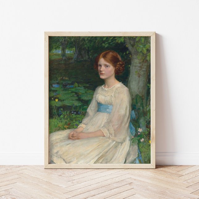 Poster Miss Betty Pollock | John William Waterhouse (Criador carregado)