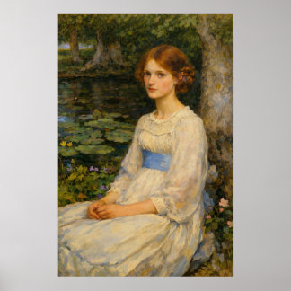 Poster Miss Betty Pollock por John William Waterhouse