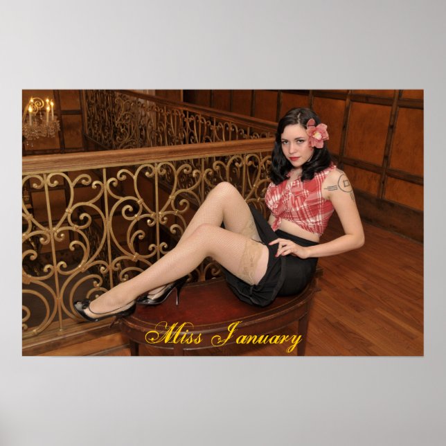 Pôster Miss Janeiro-Poster (Frente)