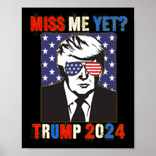 Poster Miss Mim Ainda Trump 2024 Patriótico 4 De Julho Tr
