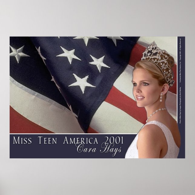 Poster Miss Teen America 2001 (Frente)