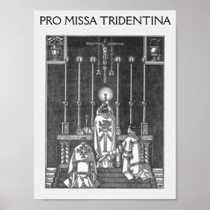 Pôster missa solemnis, PRO MISSA TRIDENTINA