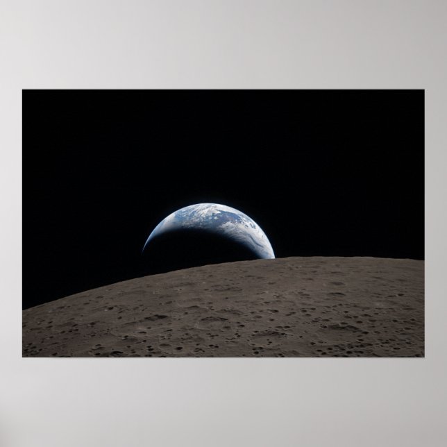 Poster Missão da Lua Artemis Nave Espacial Orion Crepúscu (Frente)
