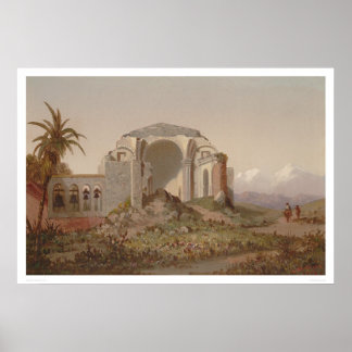 Pôster Missão de San Juan Capistrano. AC meridional (1231