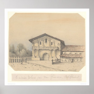 Poster Missão Delores do La, San Francisco, CA (1205)