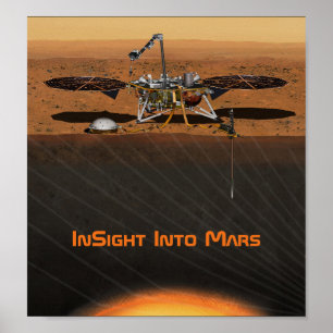 Poster Missão Lander InSight Mars