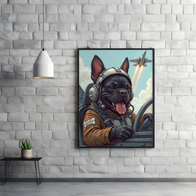 Poster Missão Pawssible — Jet Dog Envolvido (Criador carregado)