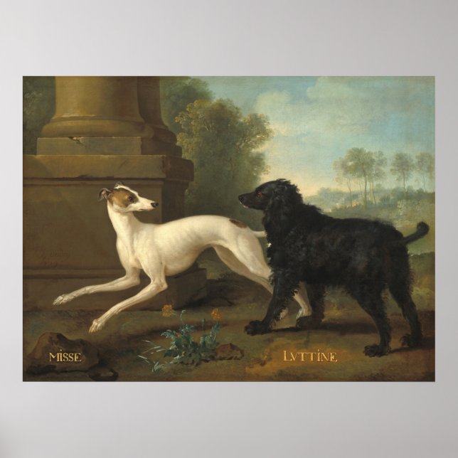 Poster Misse and Luttine - Jean-Baptiste Oudry Fine Art (Frente)