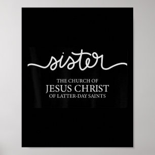 Poster Missionária Irmã Engraçada A Igreja De Jesus Crist