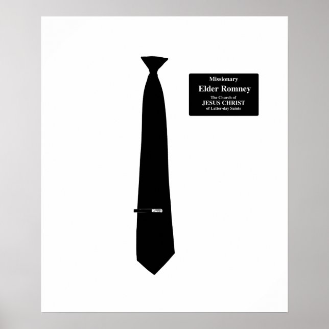Poster Missionário Romney Costume (Frente)
