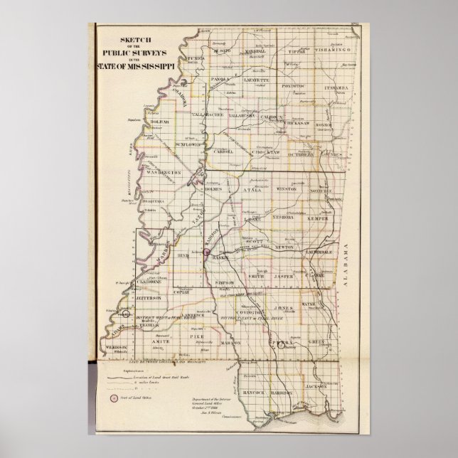 Pôster Mississippi 8 (Frente)