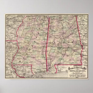 Pôster Mississippi and Alabama