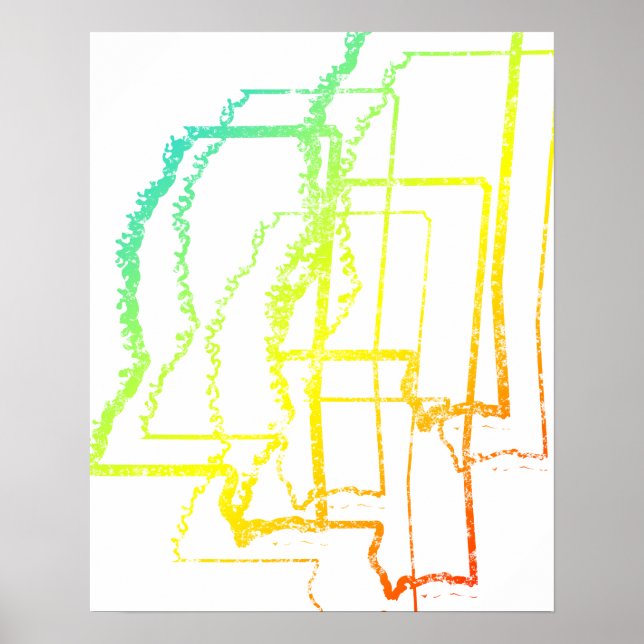 Poster mississippi chill blur (Frente)