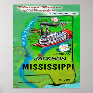 Pôster Mississippi EUA