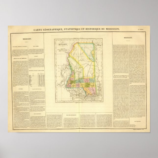 Poster Mississippi EUA (Frente)