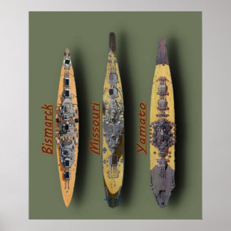 Poster Missouri Bismarck Yamato