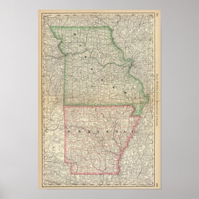 Poster Missouri e Arkansas (Frente)