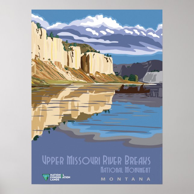 Poster Missouri River Breaks (Frente)