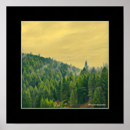 Poster Mist Floresta