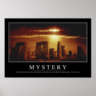 Poster Mistério: Citações inspiradas