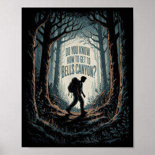 Poster Mistério das Madeiras Escuras Não Sabe Como Chegar