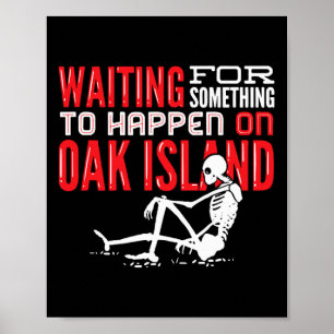 Poster Mistério de Oak Island Treasure Hunting Oak Island