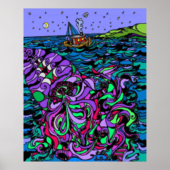 Poster Mistério oceânico (Frente)