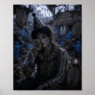 Poster Mistério / Palhaço de Circo / Jardim de Infância