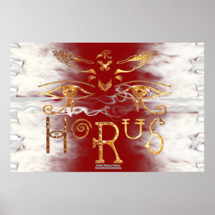 Poster místico de Horus