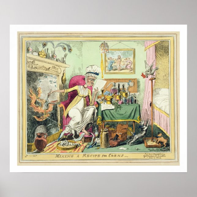 Pôster Mistura de receita de milho, publicada por G. Hump (Frente)